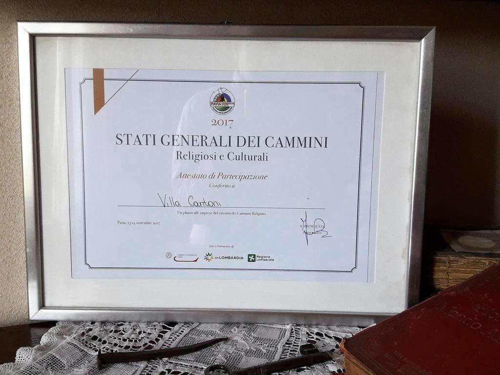 Villa Cantoni Gropello Cairoli Bagian luar foto